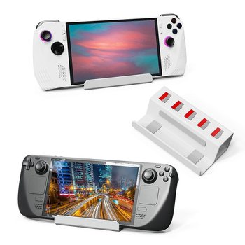 JYS RA003 Stojak na konsolę Nintendo Switch Steam Deck ROG Ally Game Controller, uchwyt biurkowy ze mną - other