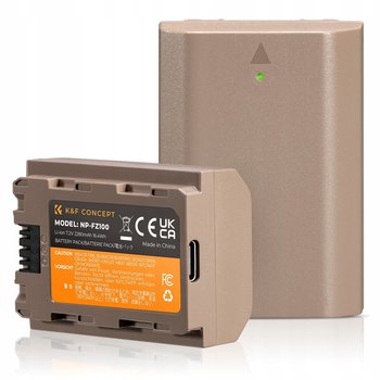 K&F Bateria Akumulator Np-Fz100 Ładowanie Przez Usb-C Do Sony A7Iv A9 A9Ii A6600 A7R A1 A7 - K&F Concept