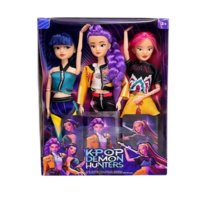 K-Pop DEMON HUNTERS 3 szt LALKI Prezent Rumi Mira i Zoey Figurki 30cm Lalka K-POP