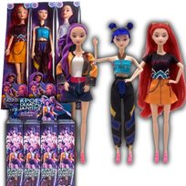 K-Pop DEMON HUNTERS ZESTAW LALKI Rumi Mira i Zoey Figurki 30cm