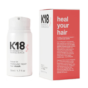 K18 Hair Mask Wegańska maska odbudowująca i regenerująca bez spłukiwania 50ml - K18