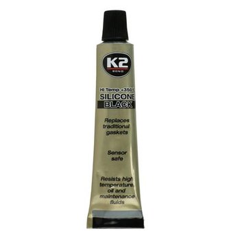 K2 Czarny silikon wysokotemperaturowy do 350°C tubka 21g - K2