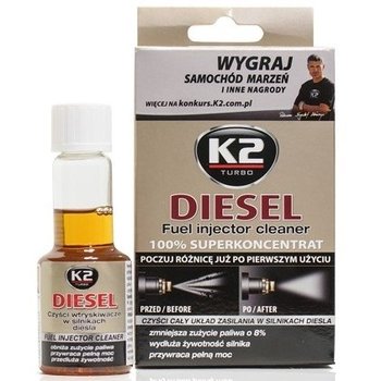 K2 Diesel 50ml: Środek do czyszczenia układu w silnikach diesela - K2