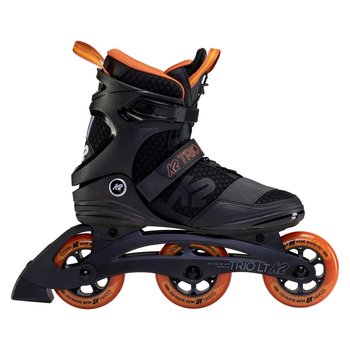 K2, Łyżworolki męskie, Trio LT 100 30F0129/11/5 r. 43.5, czarno-pomarańczowe  - K2 Skates