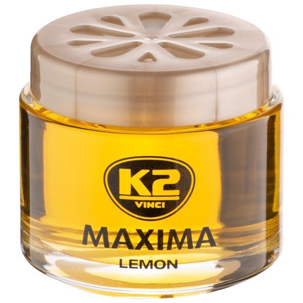 Фото - Автомобільний ароматизатор K2 Maxima Lemon 50ml: Odświeżacz powietrza w żelu 