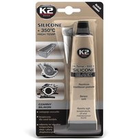 K2 Silikon +350°C 85g: Wysokotemperaturowy silikon czarny