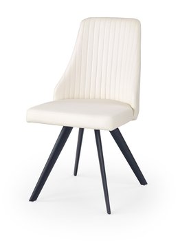 K206 Krzesło Biało / Czarny (2P=4Szt) - Halmar