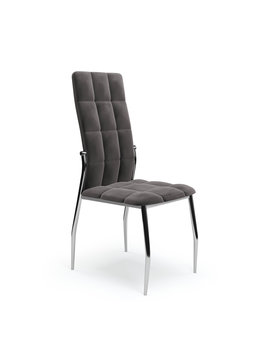 K416 Krzesło Popielaty Velvet (1P=4Szt) - Halmar