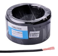 KAB0031 Kabel koncentryczny RG174 50 Ohm 100m czarny Cabletech