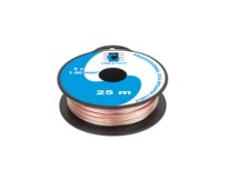 KAB0396 Kabel głośnikowy CCA 1.0mm 25M Cabletech