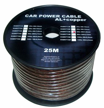 KAB0711B Kabel samochodowy 2Ga OD12mm CU+AL - Cabletech