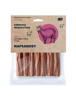 Kabanosy/Napsanosy z kozy HAPPY SNACKY, 7 szt. - Happy Snacky