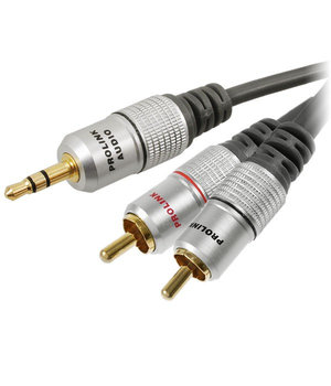 Kabel 2 Rca - Jack 3.5Mm Prolink Exclusive Tcv3420 - 10M : Długość - 10M - ProLink