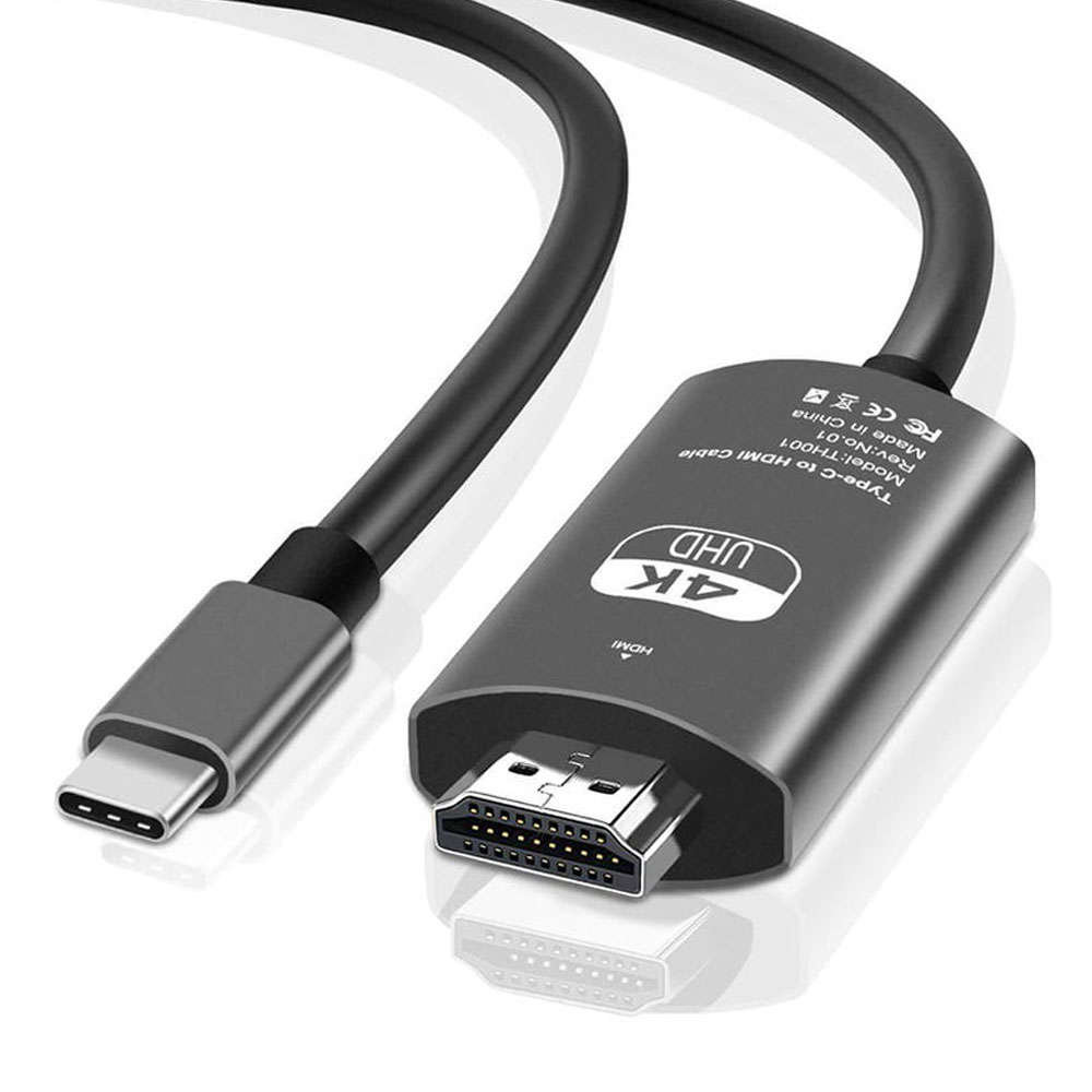 Фото - Кабель Alogy Kabel 2m adapter przewód  USB-C Type C 3.1 do HDMI 4K/60Hz MHL 2m 