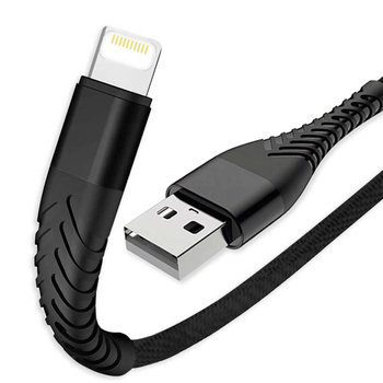Kabel 2m Alogy Nylon Charging Cable USB do Lightning do ładowania Black - Alogy