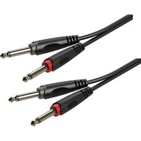 Kabel 2xJack 6.3mm mono - 2xJack 6.3mm mono 1,5m / ROXTONE Inny producent