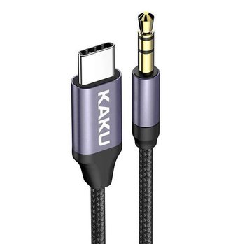 Kabel Adapter Jack 3,5mm AUX do TYP C USB-C KAKU KSC-427 czarny - KAKU