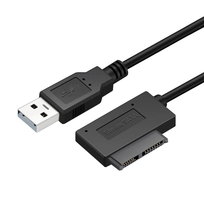 Kabel Adapter USB 2.0  Slimline Slim SATA 7+6 13PIN Przejściówka Inna marka
