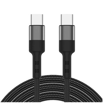 Kabel Alogy przewód USB-C do USB-C Type C 3A 60W 1m Czarny - Alogy