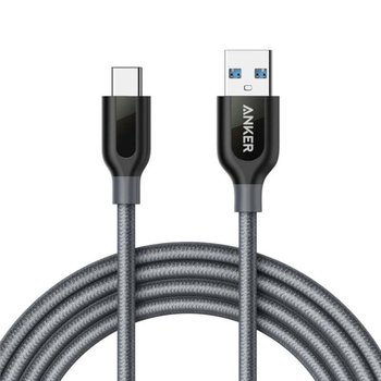 Kabel Anker Powerline+ 1.8 m USB-C / USB 3.0 Szary - Anker