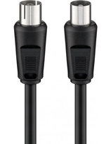 Kabel antenowy ( 70 dB), podwójne ekranowanie - Długość kabla 10 m Goobay
