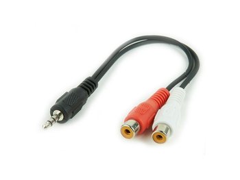 Kabel audio 3.5 mm - 2 x RCA Gembird, 0.2 m - Gembird
