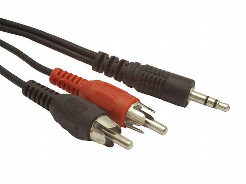 Kabel audio 3.5 mm -2 x RCA GEMBIRD, 2.5 m
