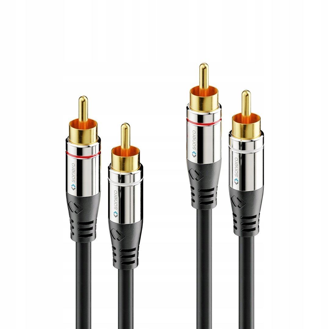 KABEL AUDIO STEREO 2 RCA - 2x RCA CINCH SONERO SAC700-015 PREMIUM 1,5m ...