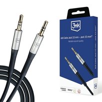 Kabel Audio Stereo Mini Jack 3,5 mm - MiniJack 3,5 mm - 3mk AUX Cable 1M 3MK
