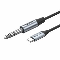 Kabel audio USB-C do 6,35mm jack Vention z DAC 1m czarny Vention