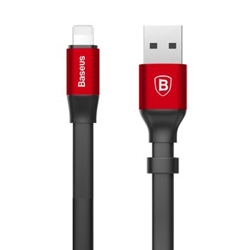 Kabel Baseus Nimble USB-A / Lightning 2A 0.23 m - czerwono-czarny - Baseus