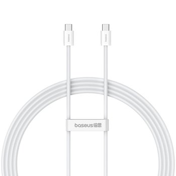 Kabel Baseus Superior Series ll USB-C - USB-C 30W 480Mb/s 2m - biały - Baseus