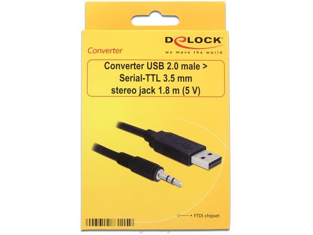 Фото - Кабель Delock Kabel  USB 2.0 TTL - audio 3.5 mm, 1.8 m 