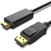 Kabel Display Port do HDMI | FullHD | DPH-1.8M-Czarny OEM