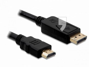 Kabel DisplayPort M - HDMI AM DELOCK 82435 Gold, 3 m - Delock