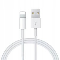 Kabel do iPhone USB LIGHTNING BIAŁY HQ 1m Przewód do ładowania Telefonu