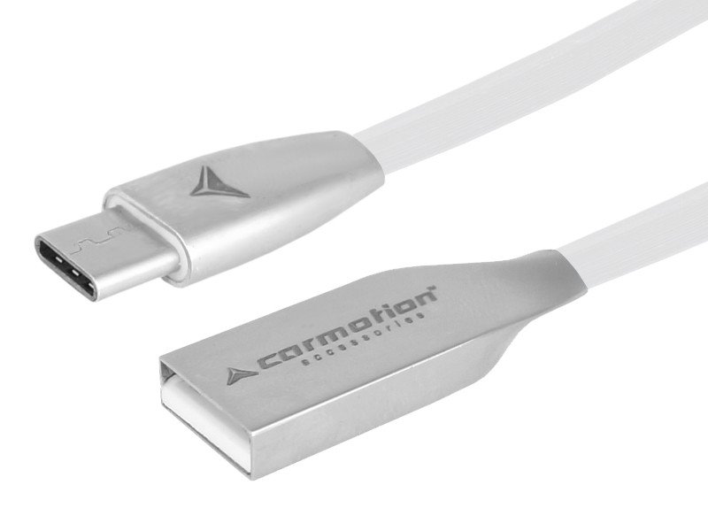 Фото - Зарядний пристрій Carmotion Kabel do ładowania i synchronizacji, 120 cm, USB USB-C, biały 