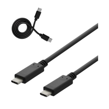 Kabel do ładowania Pada PS5 USB-C DELTACO USB 2.0 USB-C,3A, 1M Czarny - DELTACO
