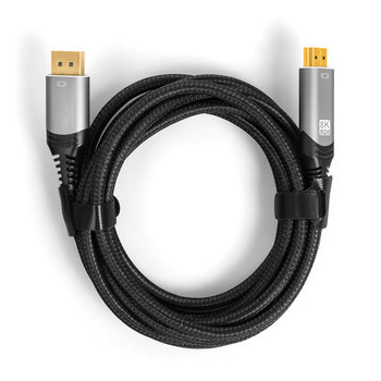 Kabel Dp Hdmi 1.4 8K Spacetronik Kdh-Spa020 2M Krystaliczna jakość Plug and Play - Spacetronik