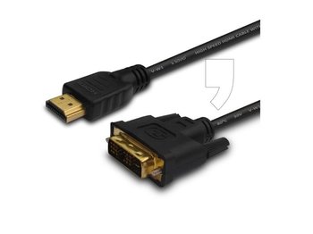 Kabel DVI-D - HDMI SAVIO CL-10, 1.5 m - Savio