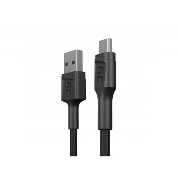 Kabel Green Cell GC PowerStream USB-A - Micro USB 30cm, szybkie ładowanie Ultra Charge, QC 3.0 - Green Cell