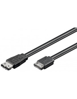 Kabel HDD eSATA 1.5 GBits / 3 GBits / 6 GBits - Długość kabla 0.5 m - Goobay