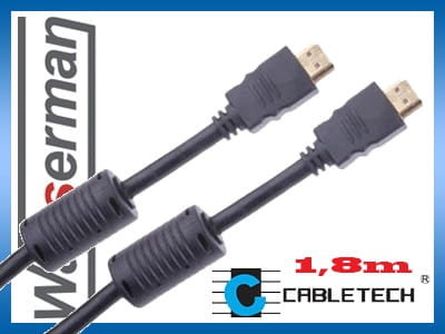 Фото - Кабель Cabletech Kabel HDMI 1,8m  4E78-8760820160208111725 