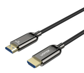Kabel HDMI 2.1 optyczny Unitek AOC 8K-60Hz, 4K-120Hz - 15m (C11085GY01-15M) - Unitek