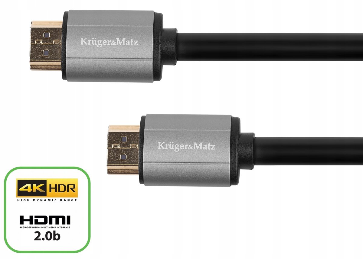 Zdjęcia - Kabel Kruger&Matz  Hdmi 4K 2.0 Arc Hdr Ethernet High Speed 3M 