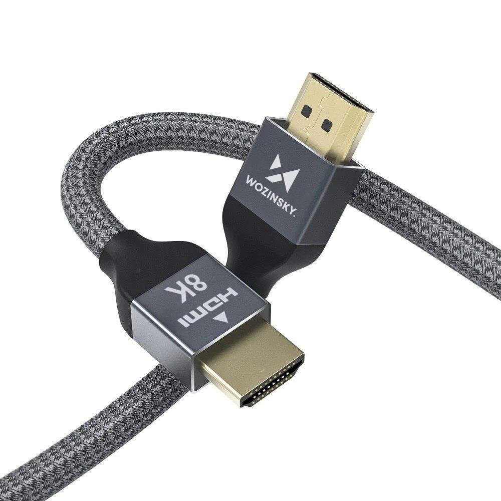 Zdjęcia - Kabel Wozinsky  HDMI 5m przewód  do przesyłu 48 Gbps 8K 60Hz Czarny 