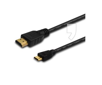 Kabel HDMI A - miniHDMI C SAVIO CL-09, 1.5 m - Savio