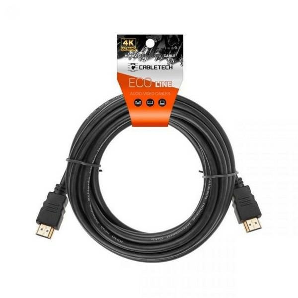 Фото - Кабель Cabletech Kabel HDMI - HDMI 10m 4K czarny/black 