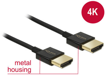 Kabel HDMI-hdmi high speed ethernet 4k 3d 1.5m silm premium DELOCK DELOCK, 1.5 m - Delock