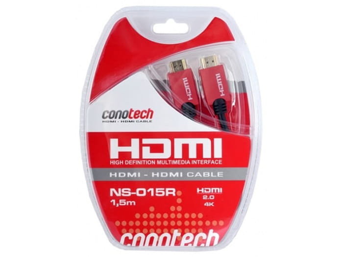 Zdjęcia - Kabel Conotech  HDMI-HDMI v.2.0 1,5m  NS-015R 4K 